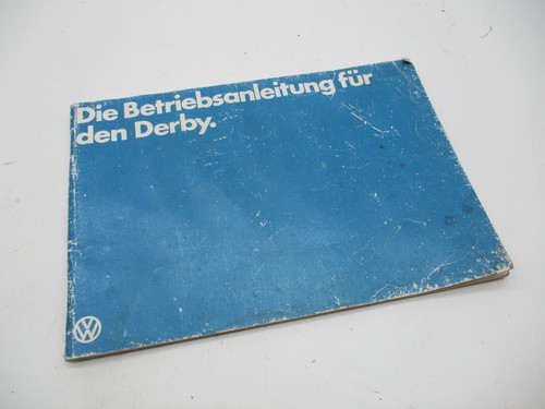 Derby betriebsanleitung - vw,