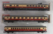 Modellbahn Spur N Fleischmann- 2 Personenwagen 1. Kl. + TEE Speisewagen OVP /161