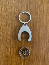Toyota Schlüsselanhänger mit Einkaufswagenchip EKW