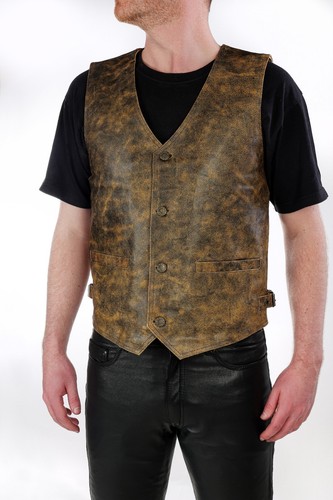 Herren lederweste manfred - herren,