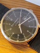 Bergmannuhr 1956 Quartzwerk verschraubter Boden