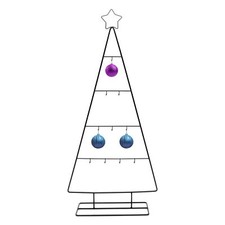 Metall Tannen Baum schwarz mit