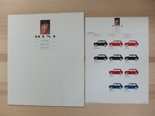 MINI COOPER MAYFAIR SPECIAL PROSPEKT Großformat von 1992 BROCHURE PROSPECTUS
