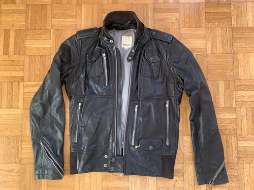 Diesel gold lederjacke gr - diesel,