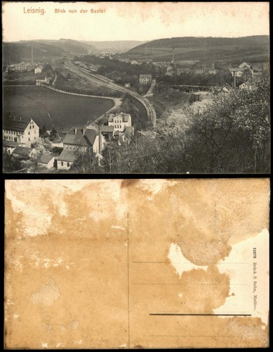 Ansichtskarte leisnig blick - ansichtskarte,