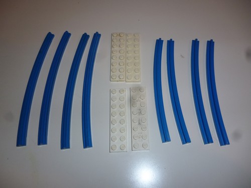 Lego eisenbahn 4 blaue - lego,