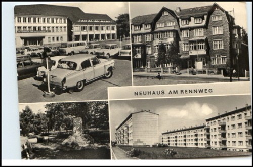 Neuhaus rennweg ddr 1977 - rennweg, ak