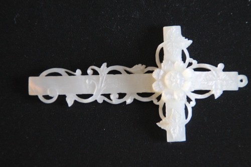 Antikes perlmutt kreuz - antikes,