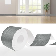 Weichsockelleiste PVC selbstklebend 50x20mm Grau 12m Küche Bad Wandabschluss