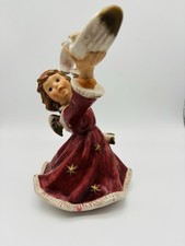 Goebel Kerzenständer Im Advent die Weihnachtsfabrik Figur Porzellan