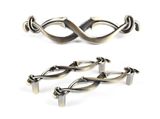 ALTGOLD  / Messingfarben ★ 96mm Retro Antik Möbelgriffe Beschläge 10 Stück