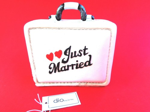 Spardose koffer just married - ",