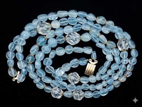 Elegantes reihiges aquamarin - elegantes,