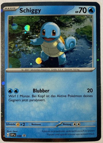 Pokemon schiggy deutsch holo - pokemon,