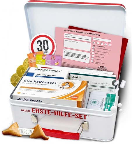 Lustiges erste hilfe set - erste,