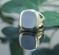 Lagenstein Siegel Ring in 585er / 14 Karat Gelb Gold Wert 1.200 € XXYY