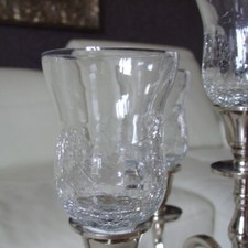 10 Set Glasaufsatz für Kerzenleuchter Kerzenständer Teelichthalter Partylicht CR