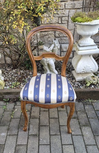 Antiker stuhl nussbaum 1840 - antiker,