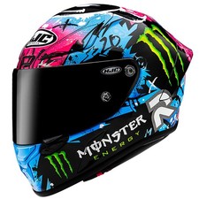 HJC RPHA1 Quartararo Le Mans Monster Energy Lizenz Motorrad Rennhelm