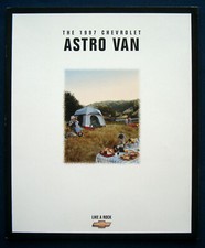 Prospekt brochure 1997 Chevrolet Chevy Astro Van  (USA)