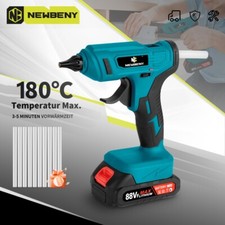 Akku Heißklebepistole Kabellos Klebepistole Heissklebepistole mit 10 Klebesticks