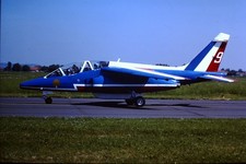 military aircraft slide, K25/64, Alpha Jet, E 165, PdF 9, Fr.AF