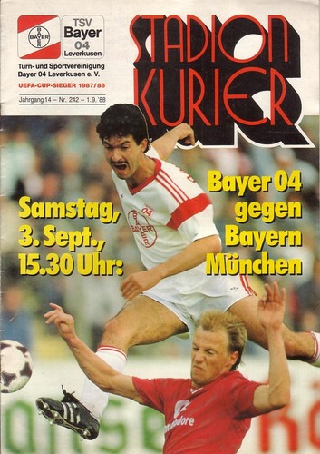 Programme 1988 bayer - 1988/89, |