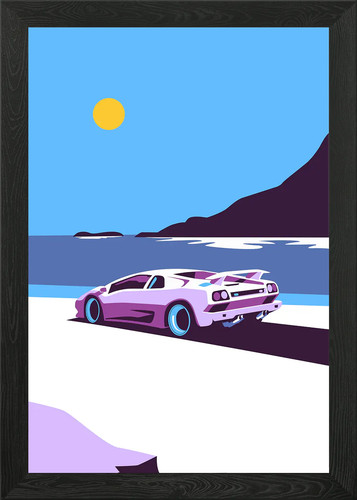 Lamborghini diablo gerahmtes - lamborghini,