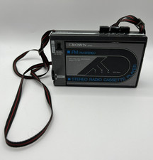 Crown CS-66F Kassette Walkman mit Radio - Funktionstüchtig Hörspiel