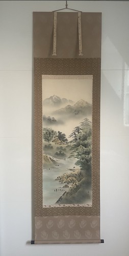 Kakejiku kakemono rollbild - kakejiku,, kakemono,