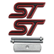 3D Red & Black Metal ST Front