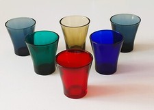 Alte Gläser Trinkgläser Glas Wasserglas Saftglas bunt aus Finnland 50er Jahre