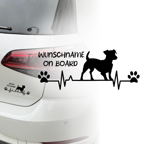 Auto aufkleber jack russel - auto,
