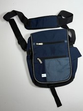 Vintage Nike Crossbody Schulter-Tasche Blau Y2K/90s Swoosh Logo Gorpcore