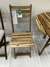 Balkonstuhl Set/ 4x Klappstuhl