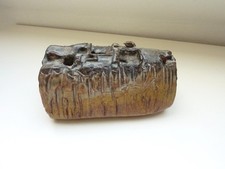 Brutalist Studio Keramik Künstler 60er 70er Jahre Vase signiert MCM Vintage TOP