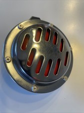 Motorrad Oldtimer Hupe chrom mit rotem Kern, 6 Volt, 100 mm