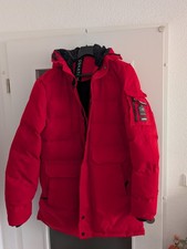 BeschreibungCrosshatch Herren Milwaukee Langer Jacke RotFarbe: RotGr L