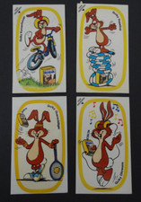 4 Stück Werbe-Aufkleber