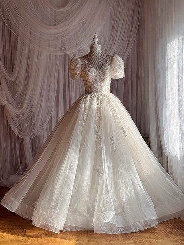 Prinzessin brautkleid glitzer - prinzessin,