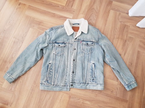 Jacke herren jeansjacke blau - jacke,