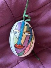 Ostereier, Gänseeier, Handbemalt