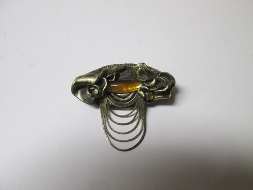Ovale jugendstil brosche - ovale, jugendstil-brosche
