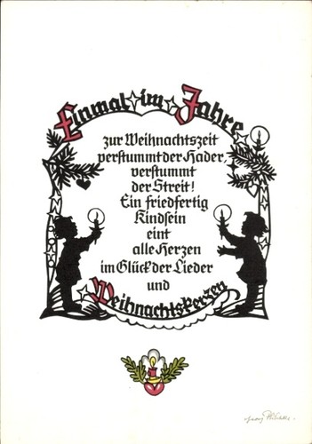 Scherenschnitt künstler - künstler, ak