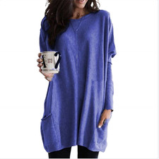Damen Langarm T-Shirt Tunika