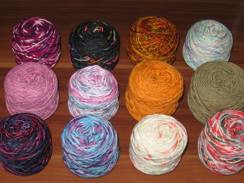Wollpaket bunte