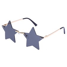 Sonnenbrille Stern Schwarz