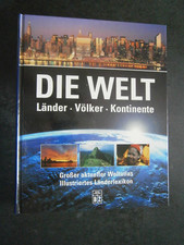 DIE WELT Länder-Völker-Kontinente Weltatlas Länderlexikon Neuwertig