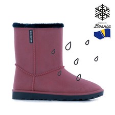 BLACKFOX Damen-Winterboot G-Stiefel Cheyennetoo Beeren-Rot wasserdicht gefüttert