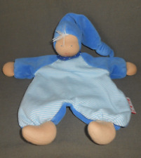 KÄTHE KRUSE SCHMUSETUCH SCHNUFFELTUCH PUPPE GUGGULI  BLAU